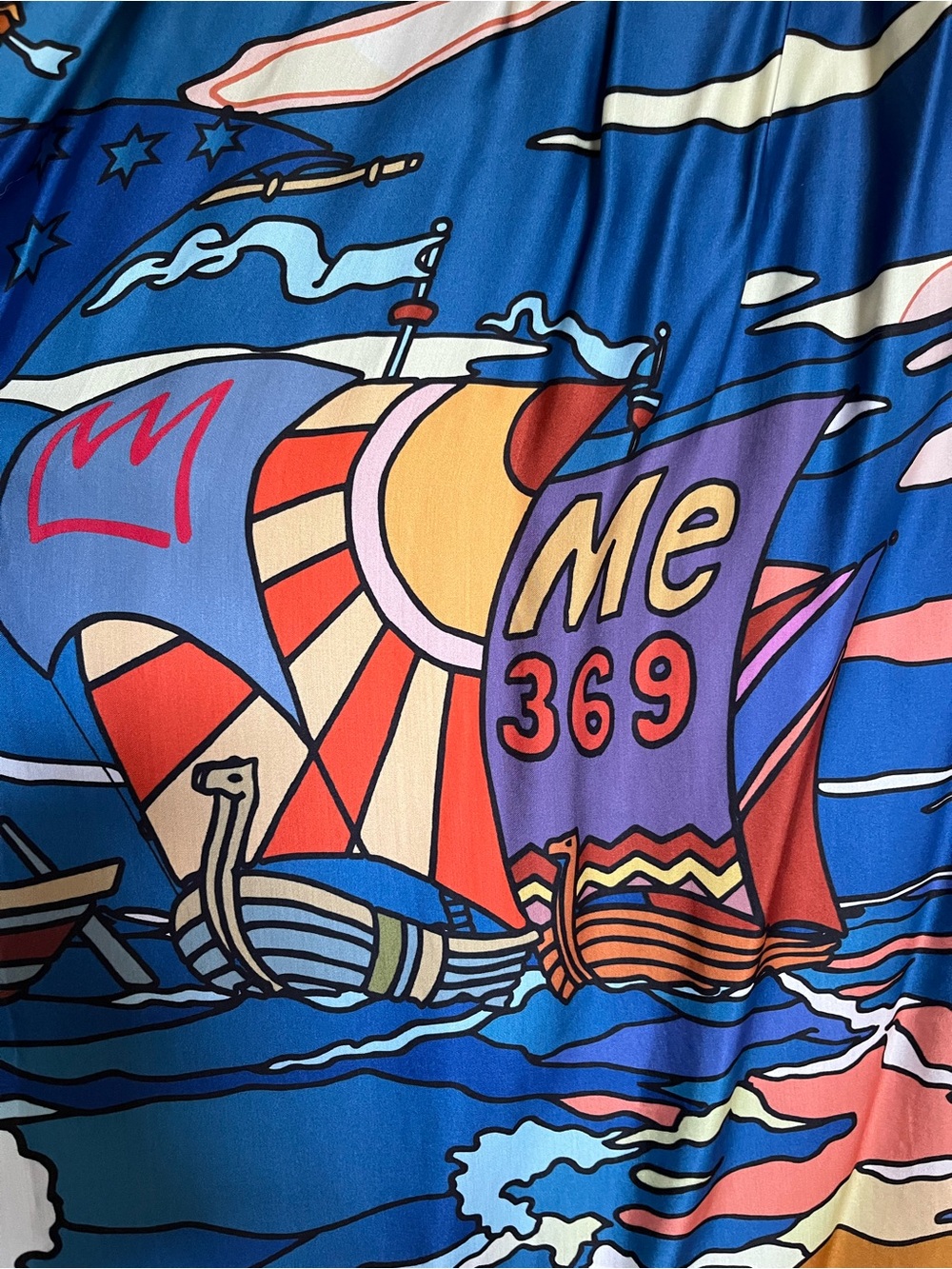 Me369 Vanessa Nautical Printed Midi Skirt - Picture 6 of 10